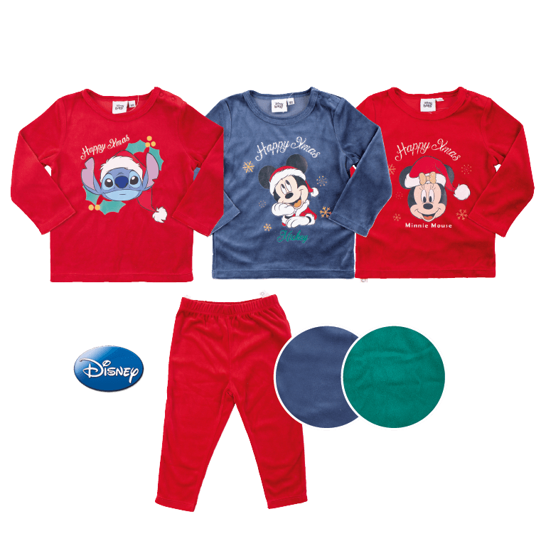 Fluwelen pyjama voor baby's