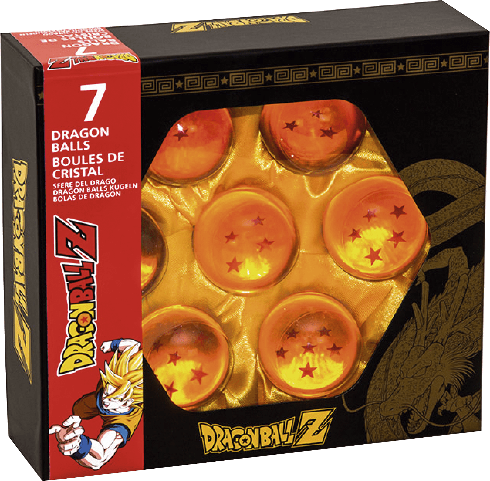 Geschenkdoos 7 kristallen bollen Dragon Ball Z